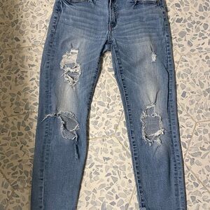 KanCan Light Blue Distressed Skinny Jeans